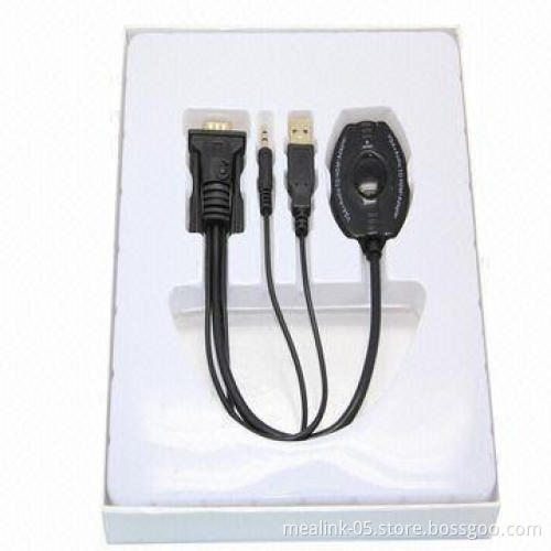 VGA + Audio + USB to HDMI Cable